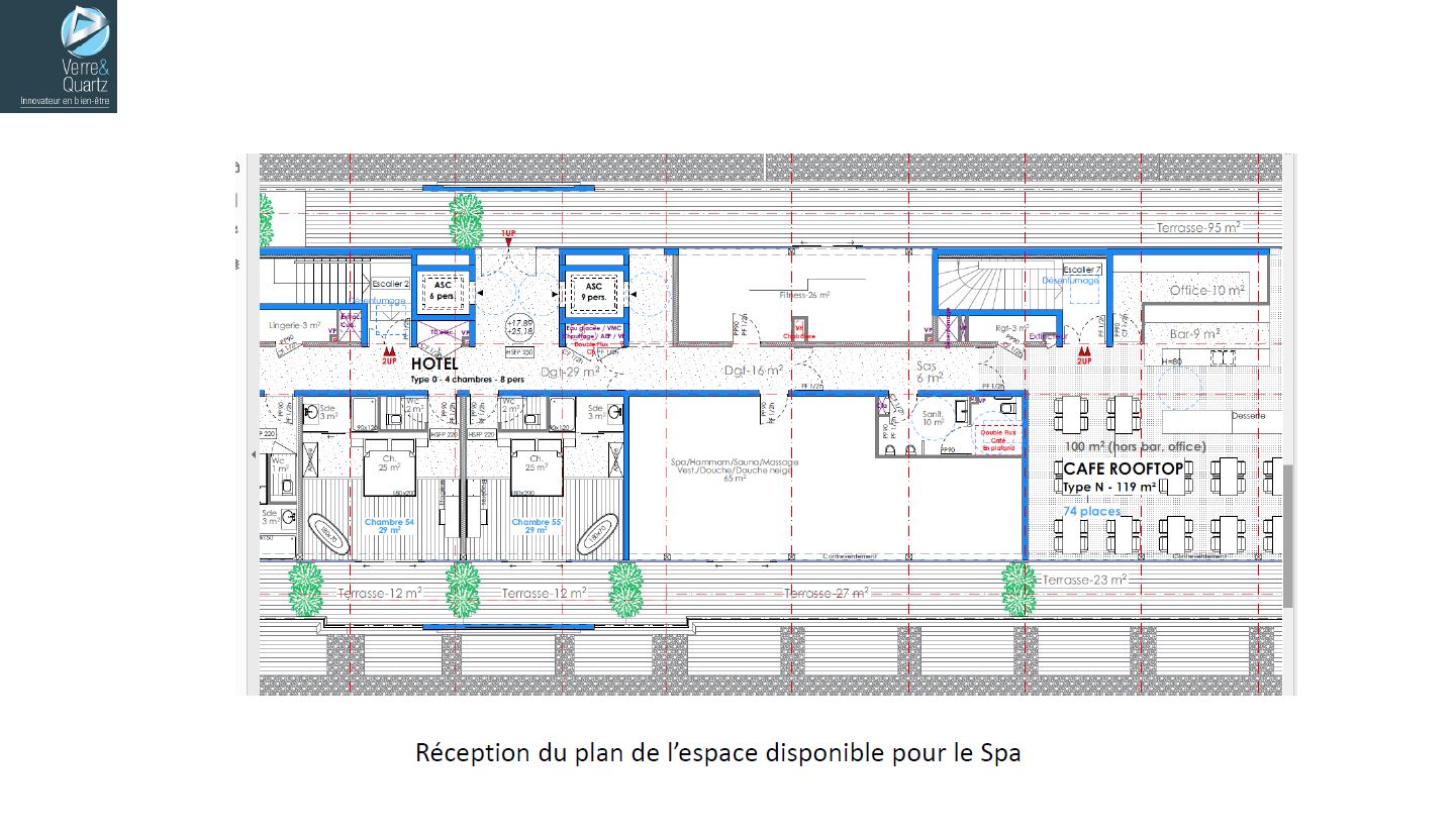 1ere photo - Reception du plan de l'espace