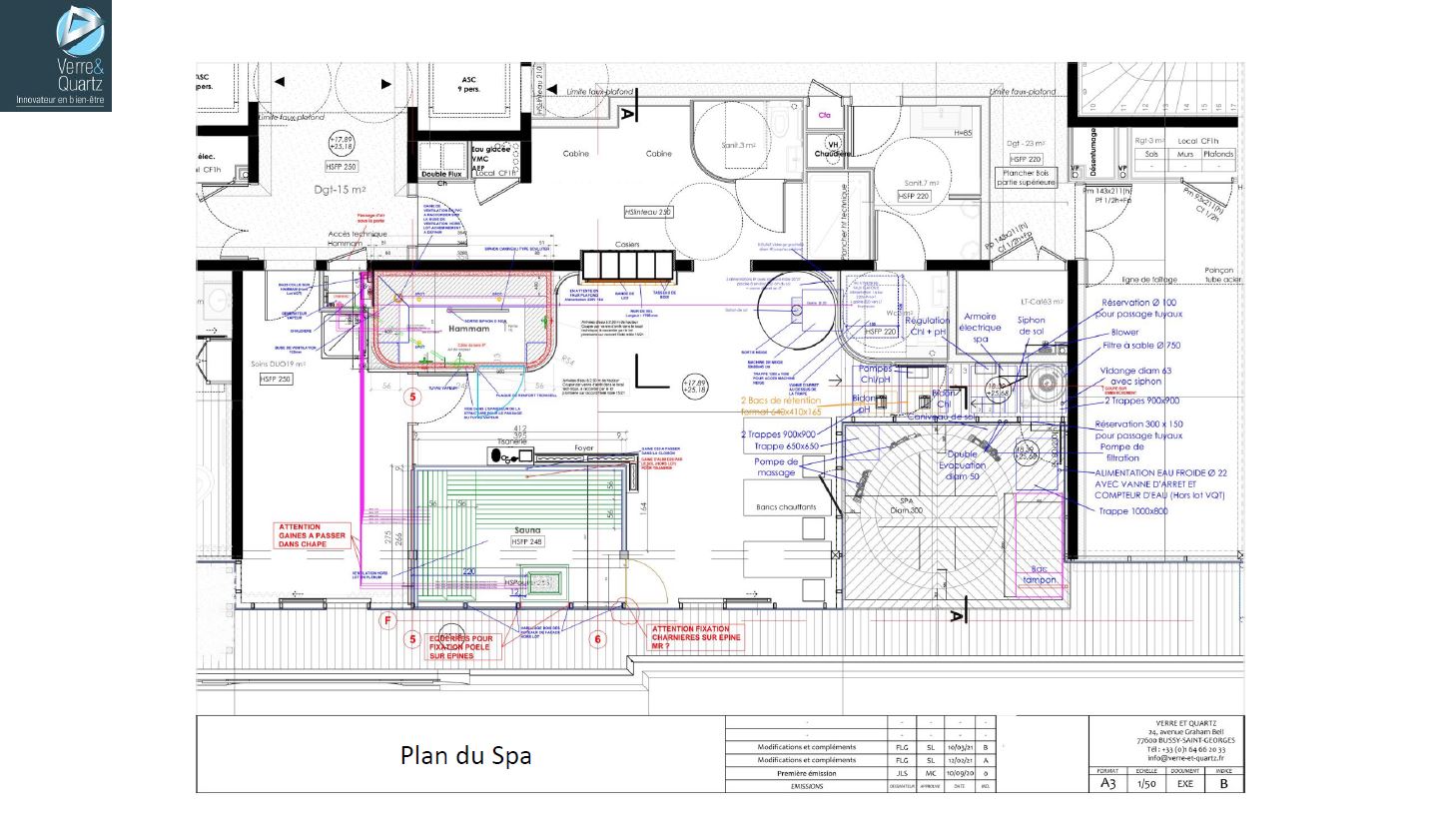 5ème photo - Plan du spa